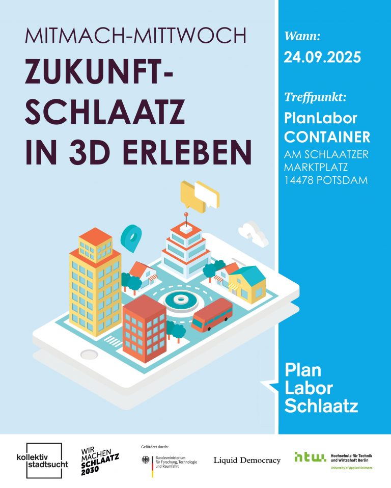 Einladung zum Mitmach-Mittwoch im PlanLabor