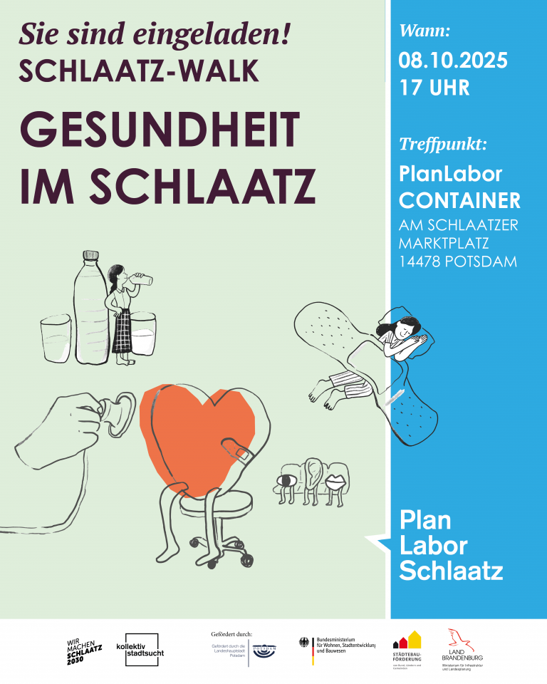 Einladung zum Schlaatz Walk Thema Gesundheit am 08.10.2025