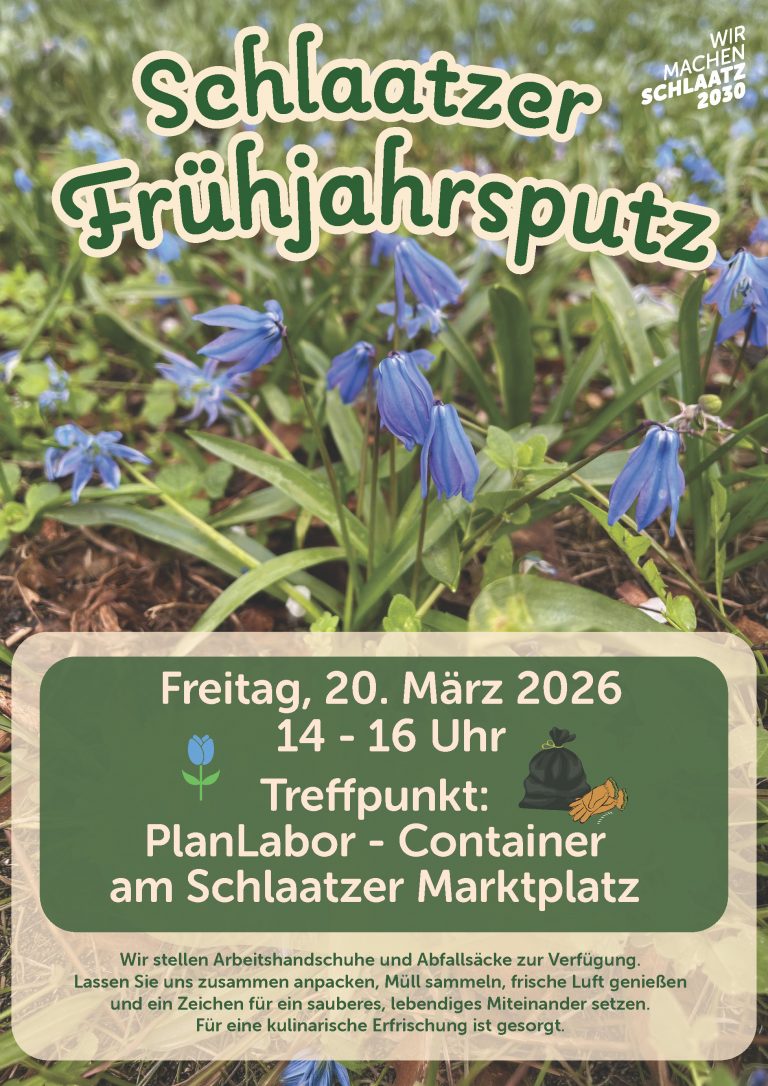 Einladung Schlaatzer Frühjahrsputz 2026